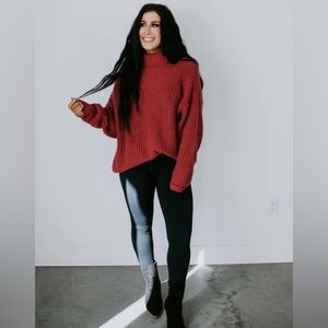 Amherst Funnel Neck Sweater by Chelsea DeBoer, brand new never worn